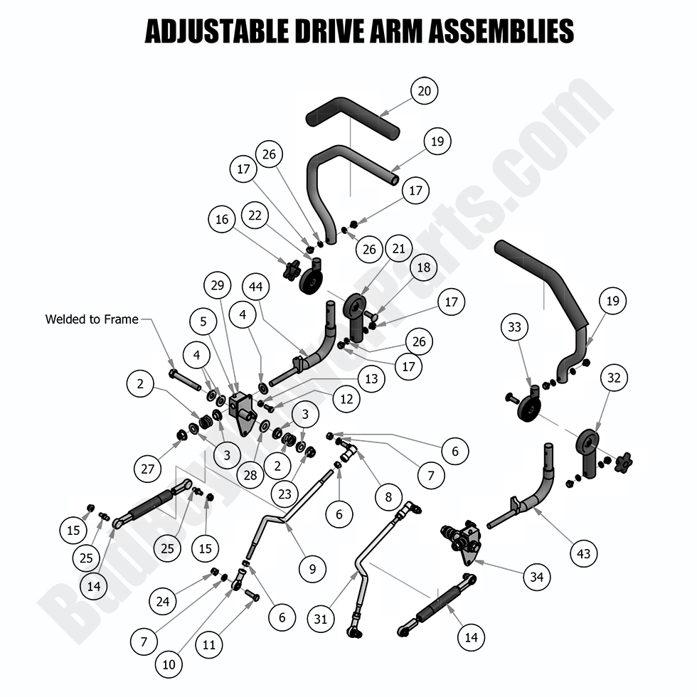 2018 Maverick - Adjustable Drive Arm Assembly